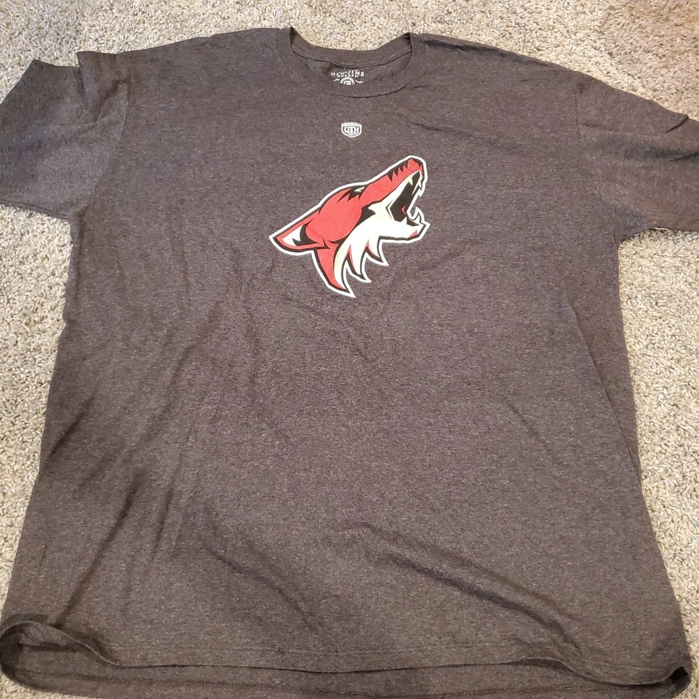Arizona Coyotees Nhl Old Time Hockey T Shirt Grey 2xl‎